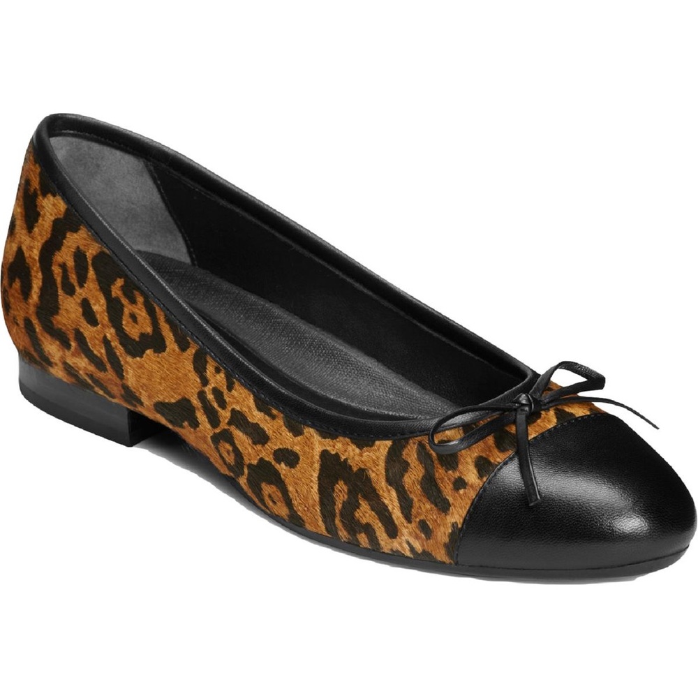 New Aerosoles Outrun Leopard Ballet Flats 6.5